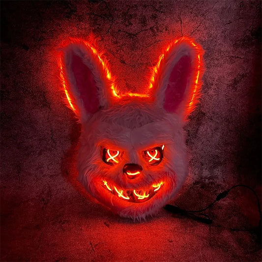 Mascara LED Halloween de Coneja