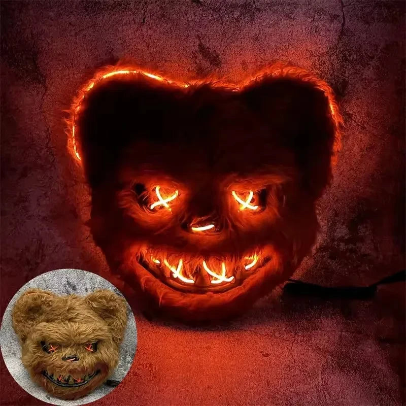 Mascara LED Oso Halloween